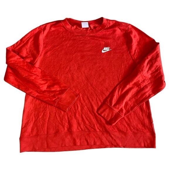 Nike Red Sweatshirt - Picture 1 of 4